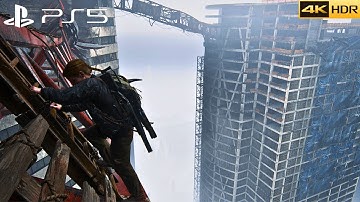 The Last of Us 2 Remastered (PS5) Seattle Day 2 - The Shortcut Walkthrough (4K HDR)