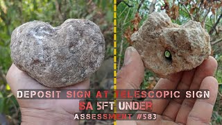 deposit sign at telecopic sign sa 5ft under assessment #583 japanese treasure