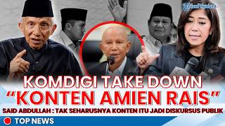 🔴 KOMDIGI TAKE DOWN KONTEN AMIEN RAIS! Said PDIP Sentil Etika soal Tuduhan ke Prabowo dengan Teddy