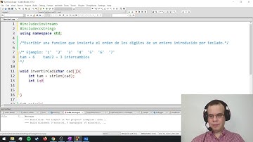 Cadenas en C++ - Ejercicio 3: Invertir un número entero