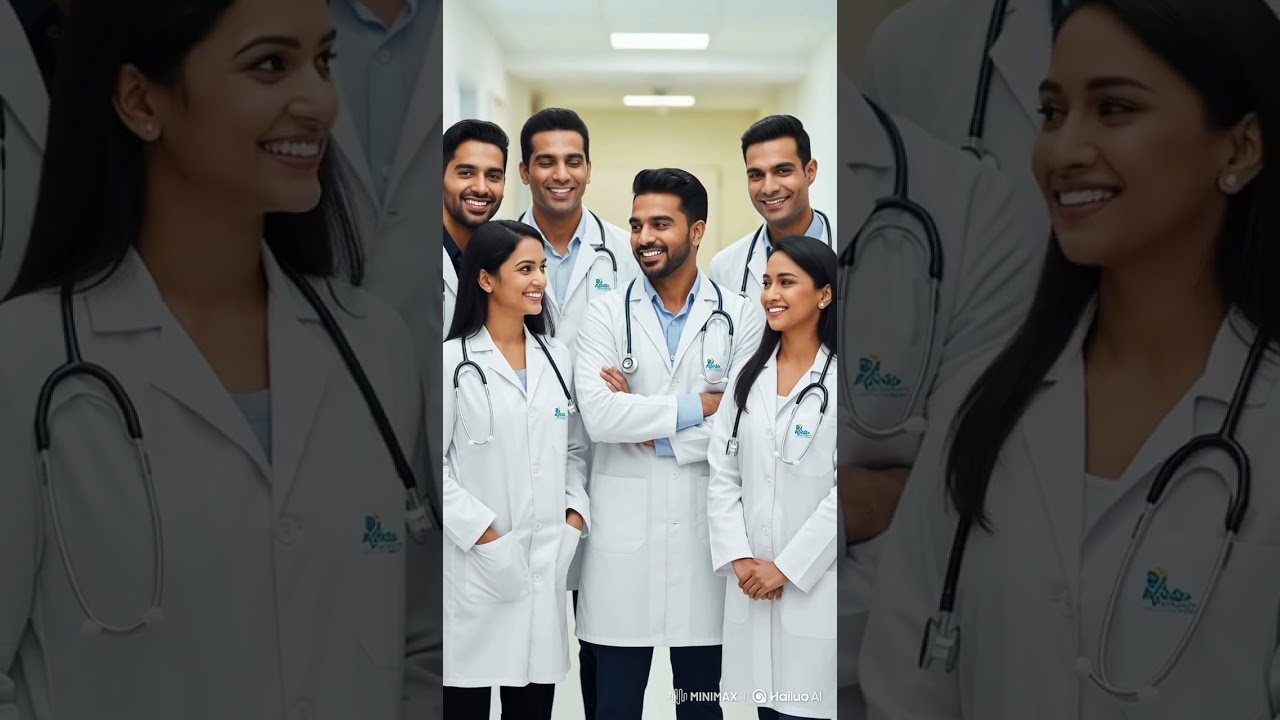 Indian Doctor's Smiling Stock footage