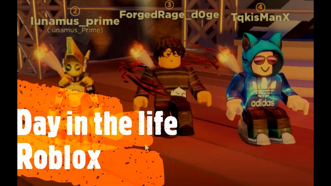 Day in the life of roblox - YouTube