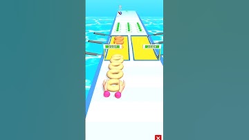 Bakery Stack Run Factory Donuts 🍩🧁🥧 X -- level 02 #shorts