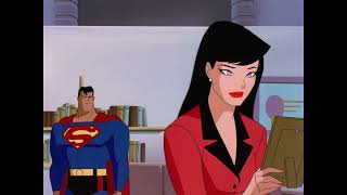 Superman The Animated Series - Superman & Lois Discuss Clark Kents Death