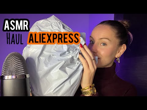 ASMR - HAUL ALIEXPRESS Para el canal🤩 con soniditos muy ricossssss