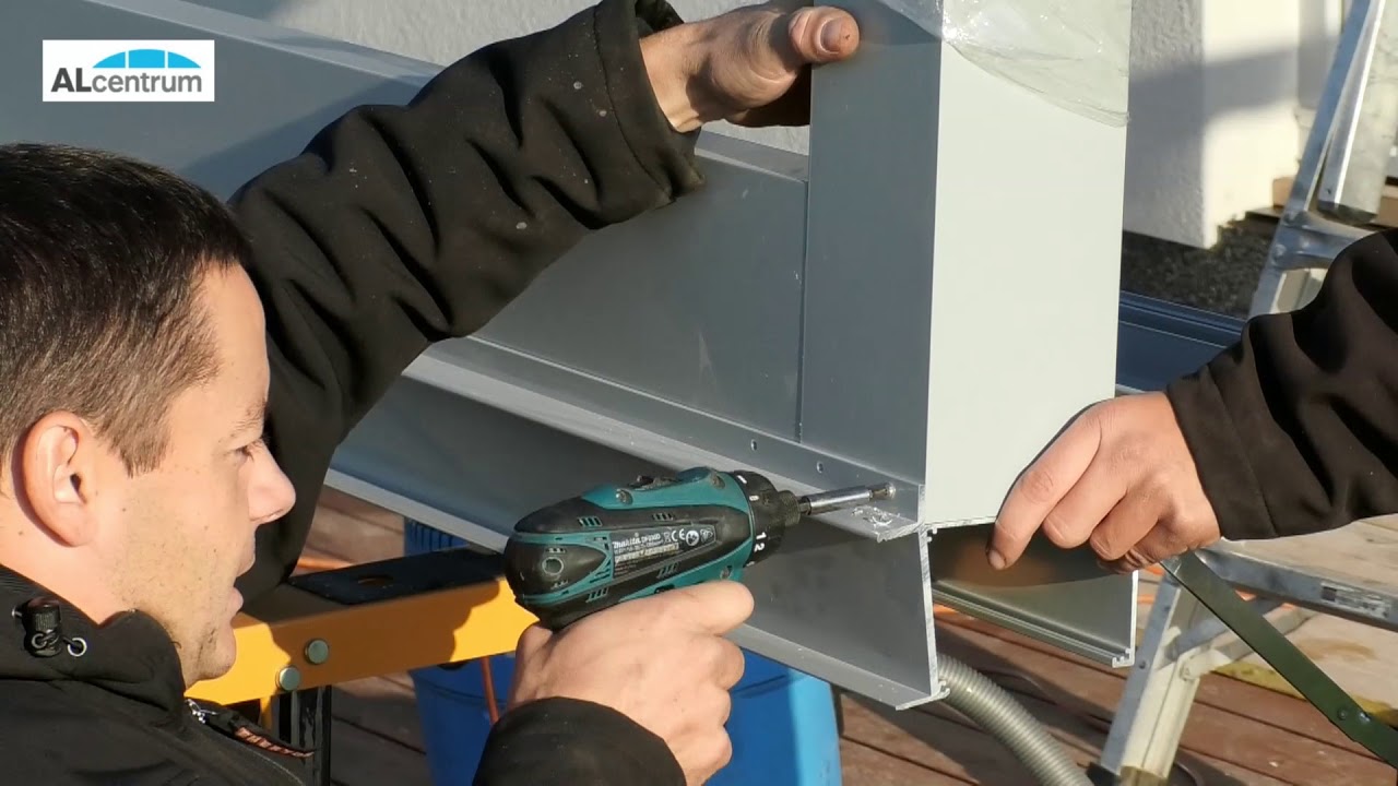 ALcentrum - Montáž hliníkové pergoly