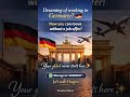 Dreaming of Germany 🇩🇪? #globalcareerandlearninghub #coachvandanar