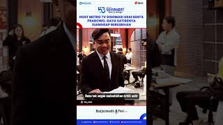 A Satire Host Metro Tv Dianggap Berlebihan, Kini Valentinus Resa Disomasi