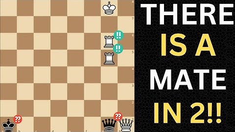 THE IMPOSSIBLE MATE IN 2? (Only 1% Can Solve!)