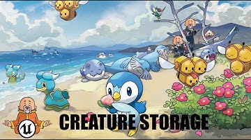 Setting Up And Adding Creatures To Storage  - #33 Pokémon Clone Unreal Engine 5.1 Tutorial