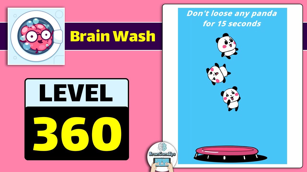 Brain Wash - Puzzle Mind Game - Level 360 Solution