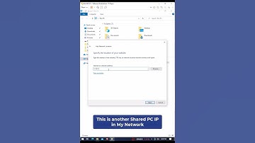 👌How to Access and Add Network Drive or Shared Folder in Your Windows PC | #shorts | Ethica