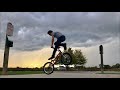 Bmx Flatland in a Thunderstorm! ⚡️