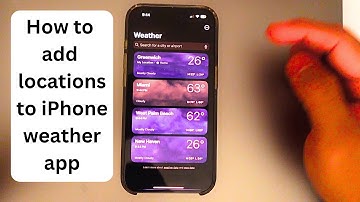 How To Add And Delete Locations On iPhone Weather App - SUPER SIMPLE AND EASY!