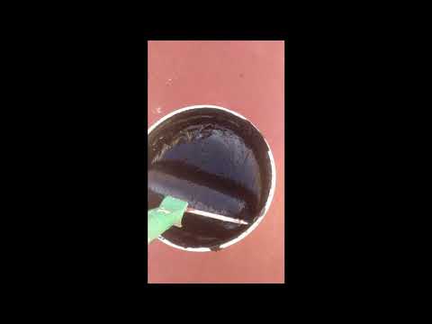 Impermeabilizante negro con fibra de vidrio para cubiertas y terrazas
