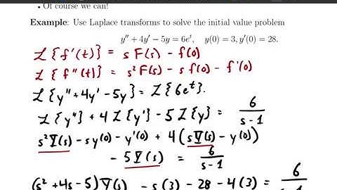 9 - Solving IVPs with Laplace