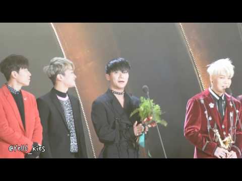 170113 골든디스크 젝스키스 수상소감 직캠(+이재진 놀란반응)