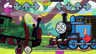 FNF Oliver Exe Choo Choo Charles vs Thomas Sings Bluey Can Can | The Railway Funkin'