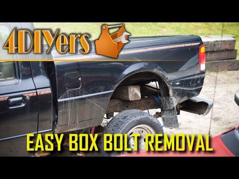 How to Remove Rusted or Seized Truck Bed Bolts