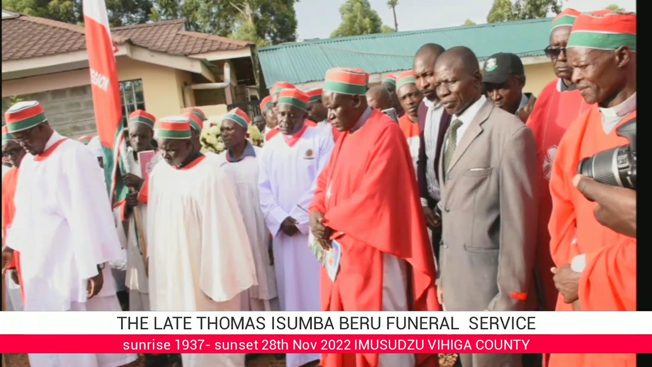Celebrating The  life of Thomas Isumba Beru sunrise 1937-sunset 28th Nov 2022