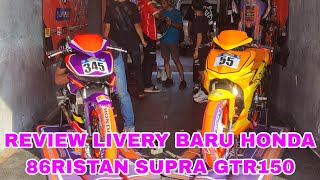 NEW LIVERY HONDA 86RISTAN RACING REVIEW MENYALA GA YA!!!