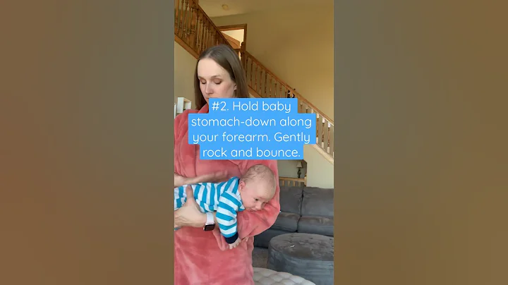 How to quickly comfort a gassy newborn.