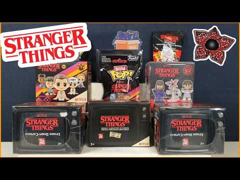 STRANGER THINGS The Final Season PT2! Unboxing Collectibles Stickers Mini Figures and more!