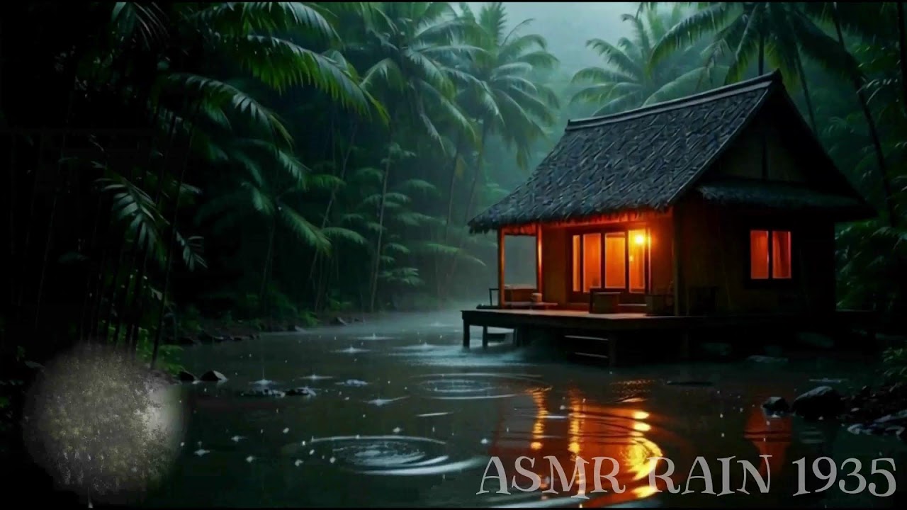 🌧️ Intense Rain Ambience 😴 Sleep Faster Tonight || 