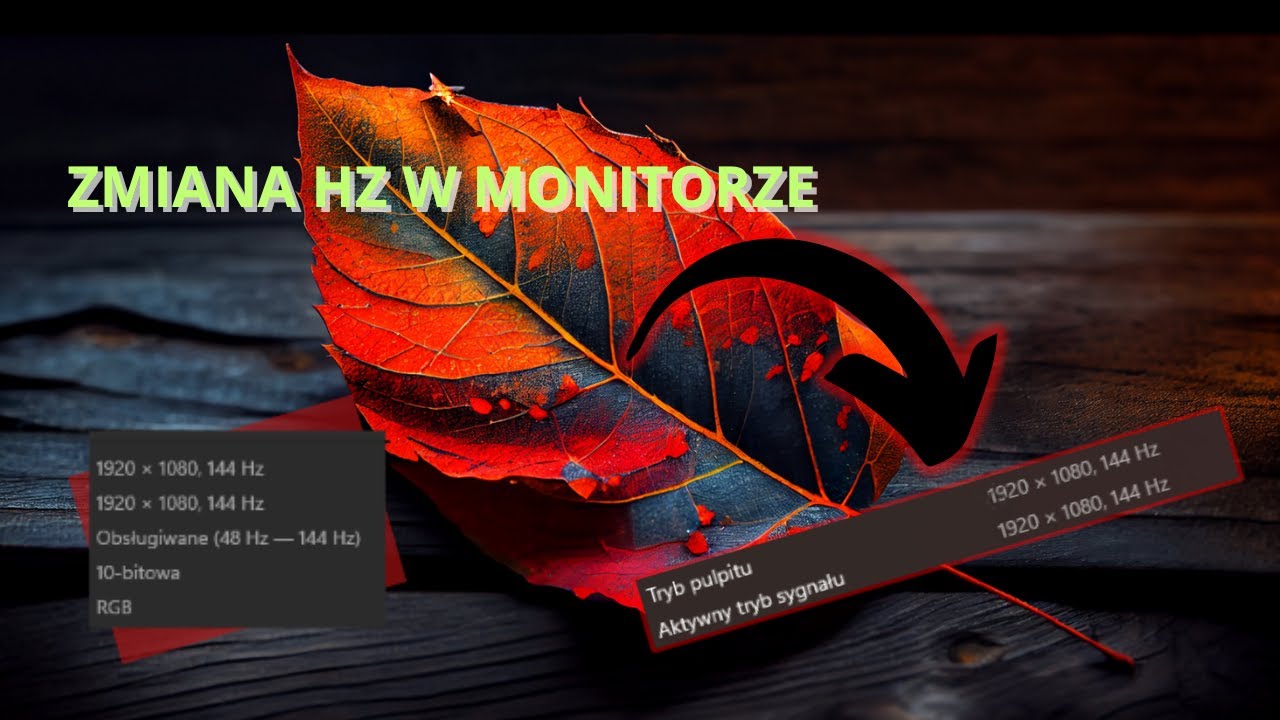 Jak sprawdzić ile ma się Hz w monitorze Windows 11/10 - YouTube