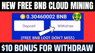 Latest BNB Mining Site 2023 || New free Cloud mining website | binance bnb Earning