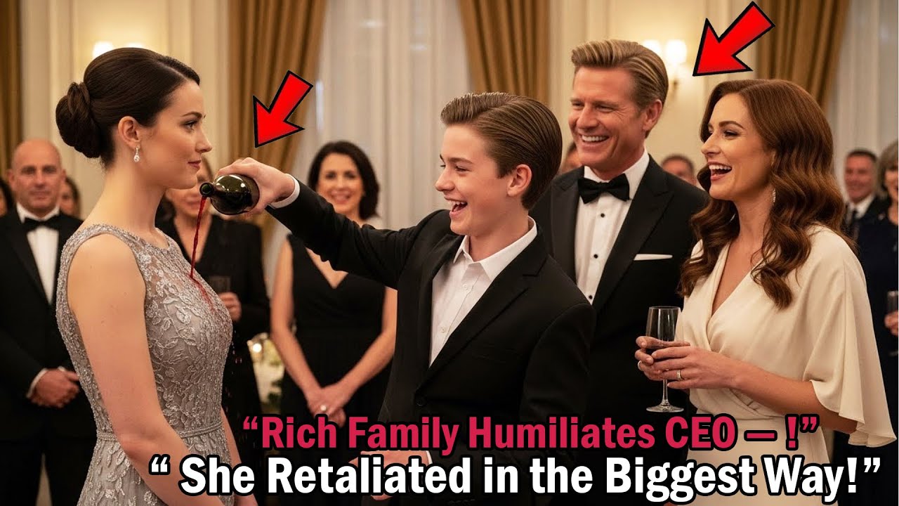 They Laughed When Their Son Spilled Wine on a Billionaire CEO — Then She Ended Their $540M Contract