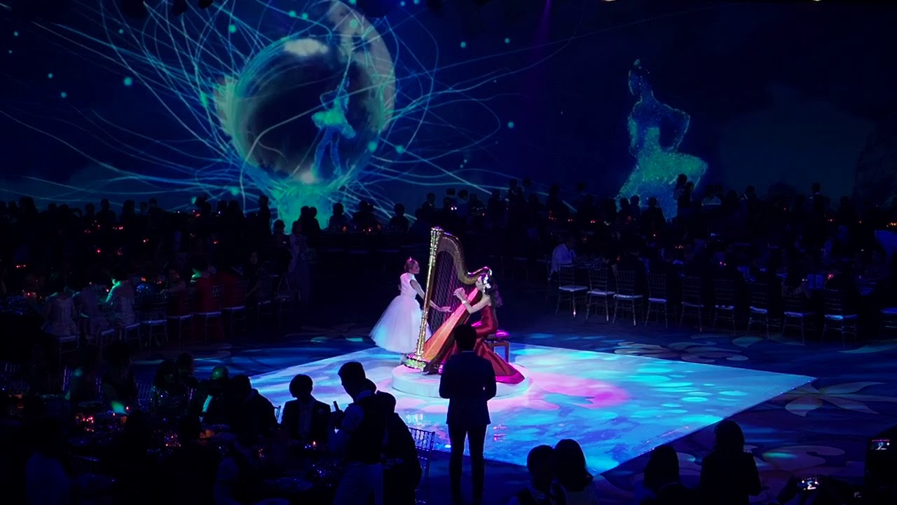 Andre Rieu Harp Harp and Ballet - Regina Handoko (Soprano Harpist) - Walking in the Air ...