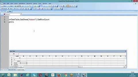 data table methods in qtp/getrowcount method
