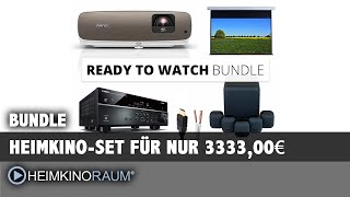 Get ready to watch! Das Heimkino Komplett Paket macht zuhause bleiben leichter.