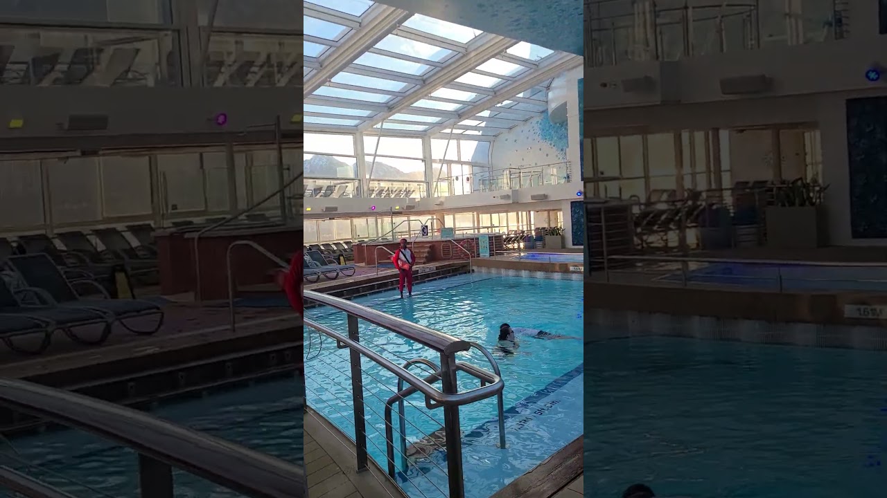 Anthem of the Seas  indoor pool #anthemoftheseas #cruisepool #indoor pool