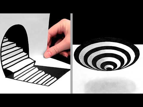 Video: Hoe Om 'n Optiese Illusie Te Teken