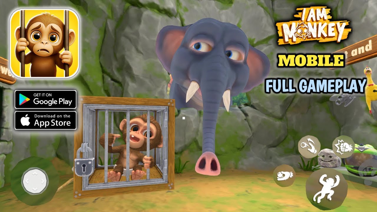 Я обезьяна — полное прохождение игры (Android, iOS) — мобильный