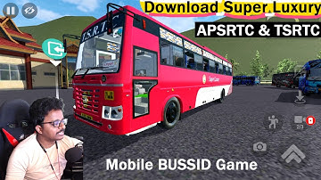 How to Download Super Luxury APSRTC & TSRTC Local Bus Mod in Bus Simulator Indonesia Mobile Game