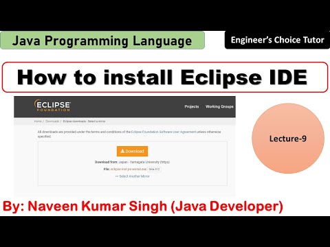 How to Install Eclipse IDE 2022 09 on Windows | Java Programming Language | Java