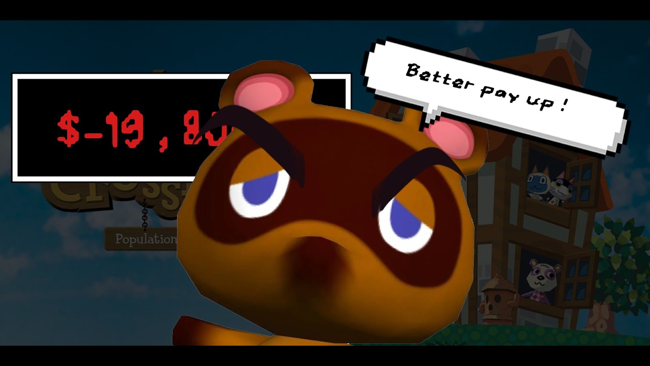 Moved into a new town and I'm already in dept... (Animal Crossing)