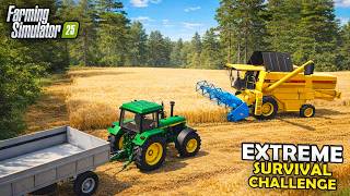 FIRST HARVEST WITH NEW MACHINES! BIG MONEY DAY - EXTREME Survival Challenge | Episode 37
