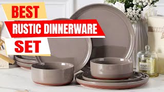 “Top 5 Best Rustic Dinnerware Sets in 2025 | Farmhouse Style & Everyday Durable!”