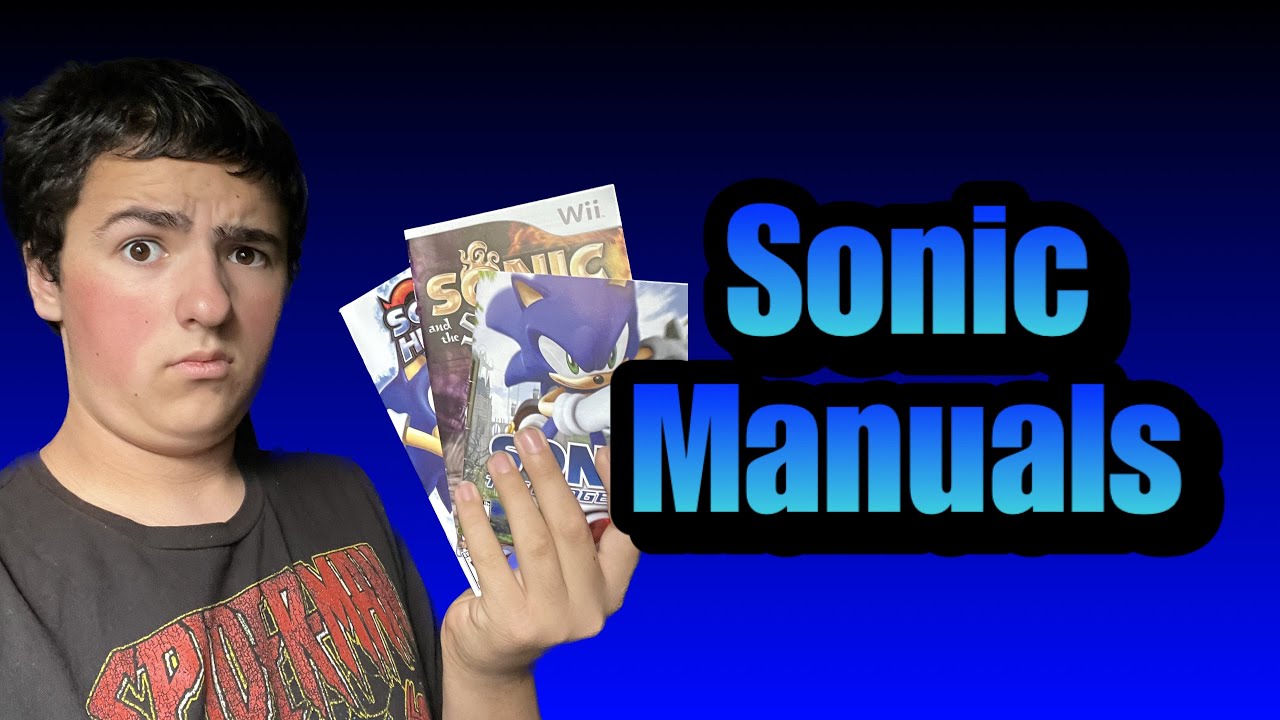 Sonic R Manual The CRAZY WORLD of Sonic Manuals - YouTube