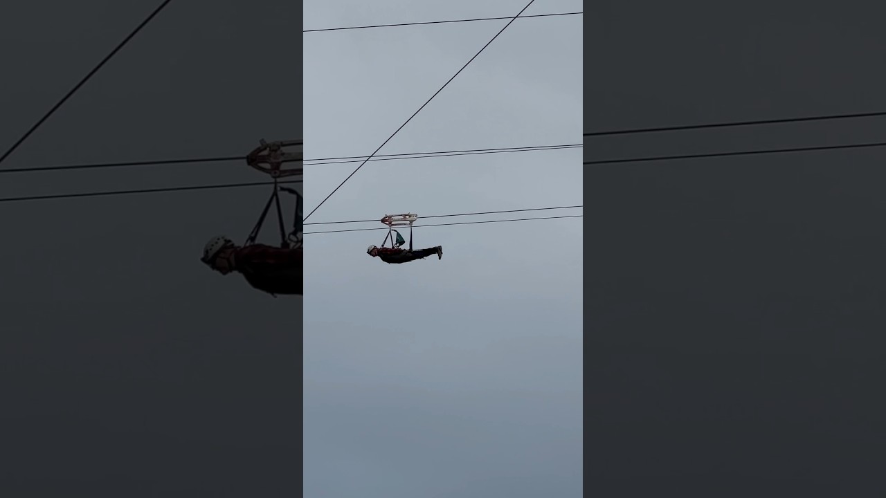 Fastest Zip line in Europe 🤯😱