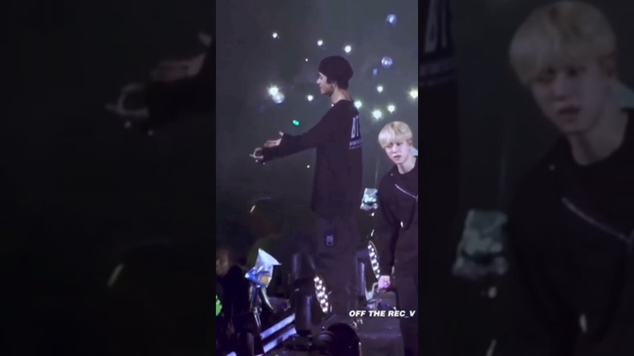 V Asking for Brazil's Flag From Army💜