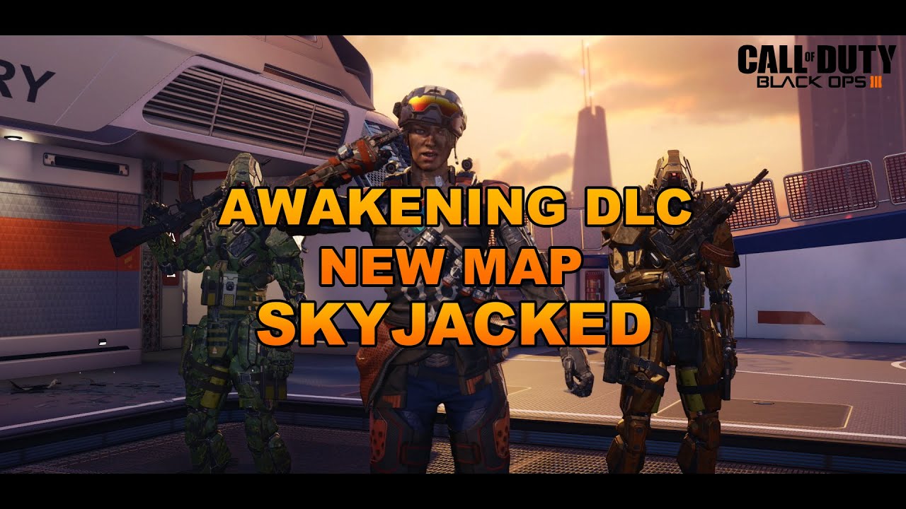 Call Of Duty Black Ops 3 - Awakening DLC: Skyjacked Gameplay