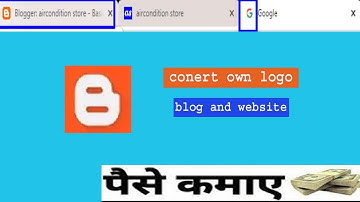 Create Own Favicon Logo Blog & Website (hindi) |kaise apna logo banae | create favicon logo |#logo