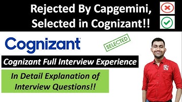 Cognizant GenC Interview Experience | NON-CSE Selected | Interview Questions 🔥🔥
