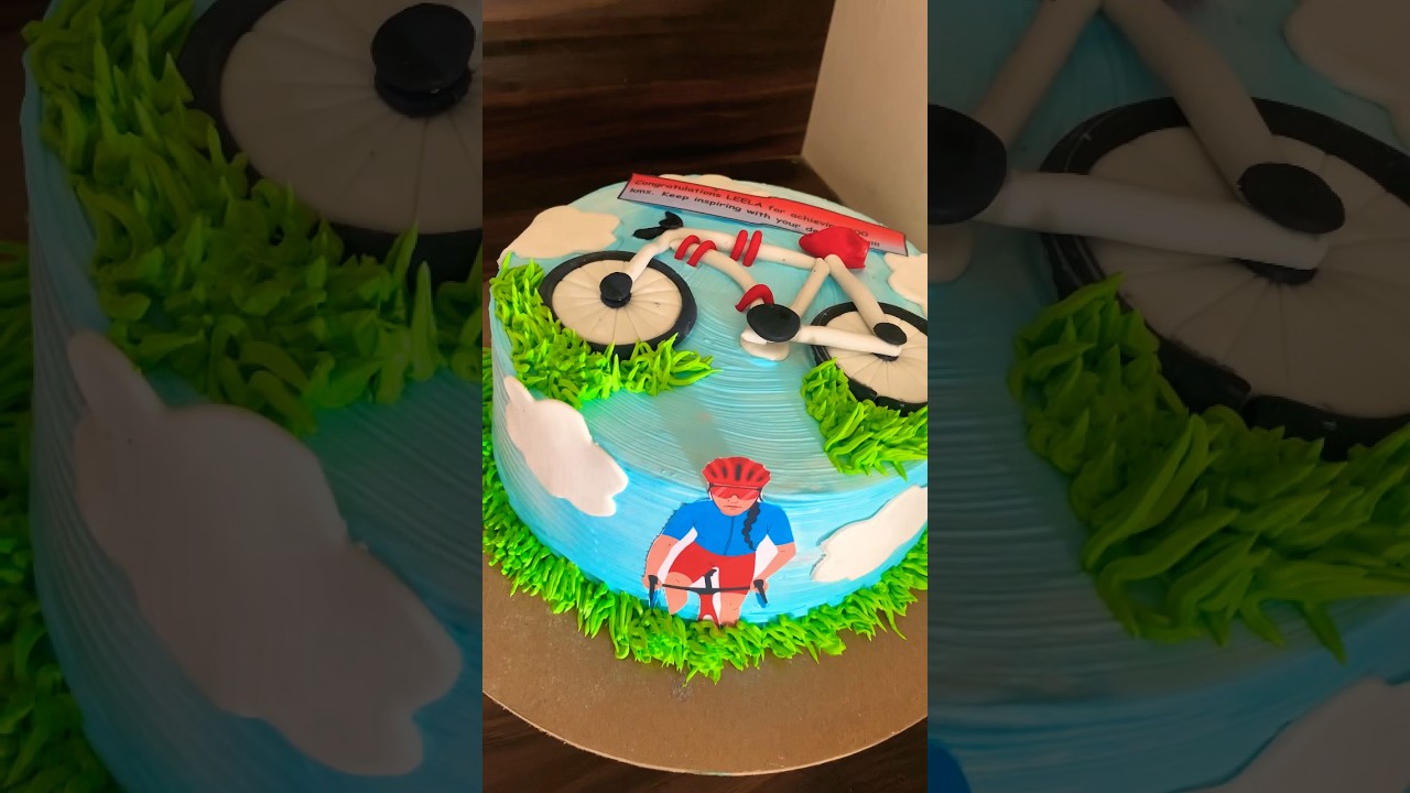 Cake for cycling enthusiasts 🚴‍♀️.. 