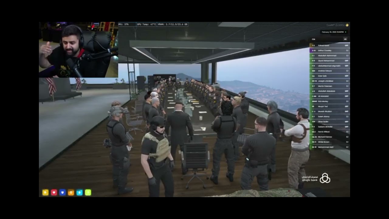 عبدالصمد القرشي  🫡 II يوم المناصب II وتحديد كل شي CIA وتقوية CIA .. لعبة GTA  بث عبد الصمد القرشي //